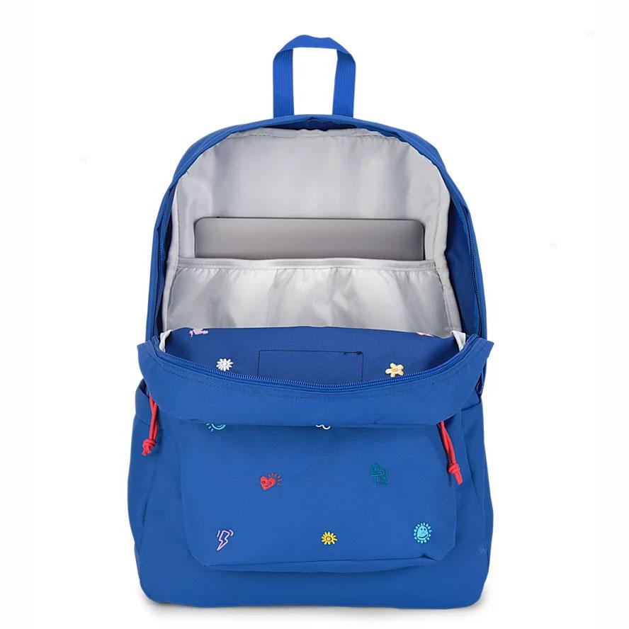 Sac à Dos Scolaire JanSport KIDCORE CHARMS BUNDLE Bleu | EUR-62351909